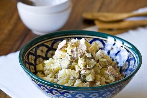 recept za solato med beljakovinsko dieto