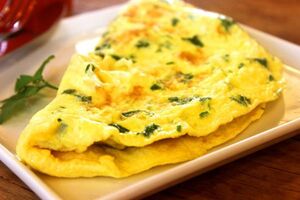 Parna omleta za zajtrk za gastritis med poslabšanjem